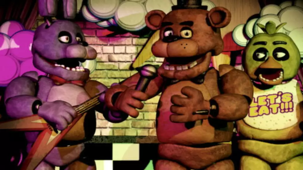 five nights at freddys characters