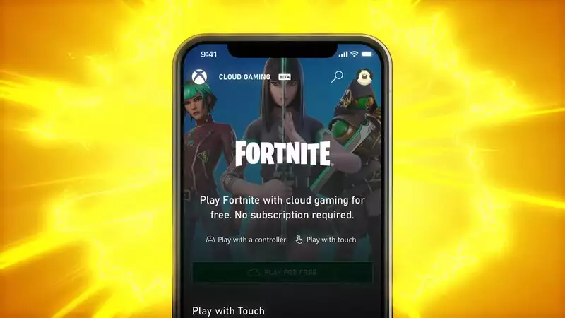 fortnite microsoft xbox cloud gaming beta android ios devices apple epic games legal case platforms cloud saves