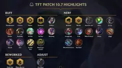 Teamfight Tactics: Galaxies v10.7 Patch Notes: Dark Star trait rework, 5-cost carry rebalancing and more
