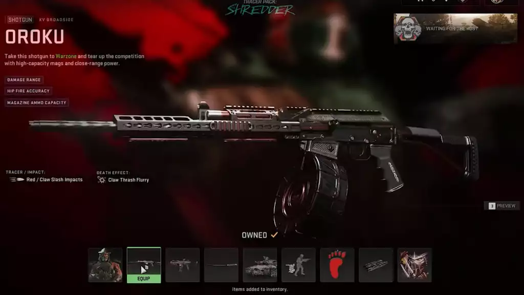 Oroku shotgun blueprint in Call of Duty MW2 & Warzone 2. 