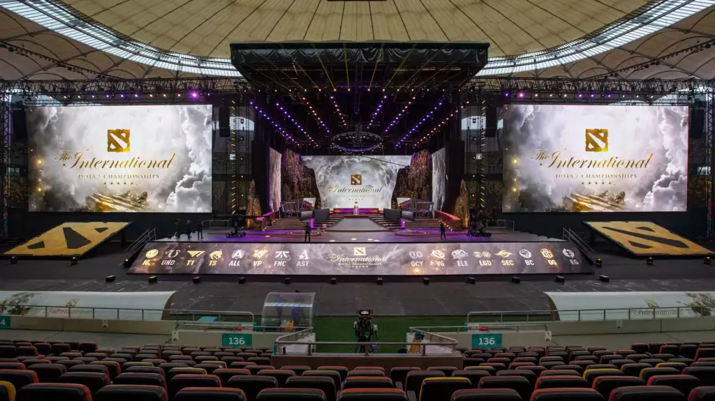 The International event stage