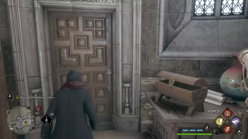 How to open the door near Headmaster’s Office in Hogwarts Legacy