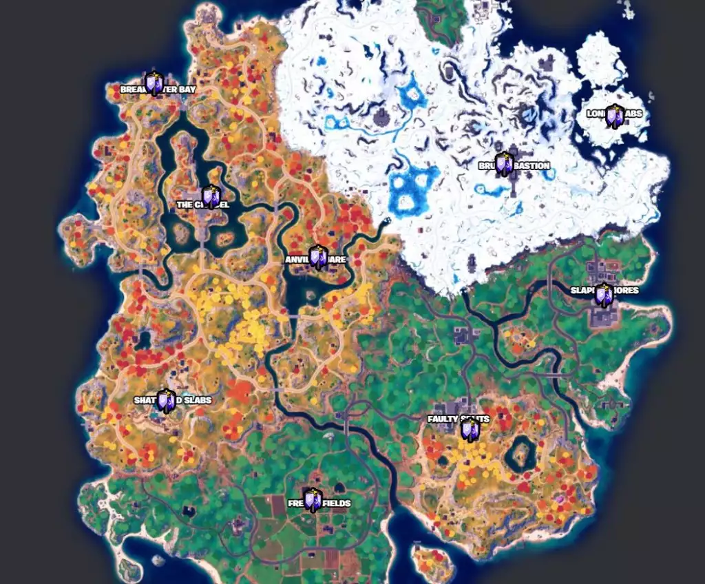 Where to find Capture Points in Fortnite