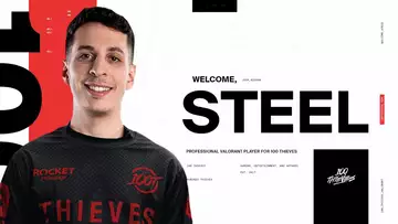 100 Thieves sign CSGO superstar Steel to Valorant roster