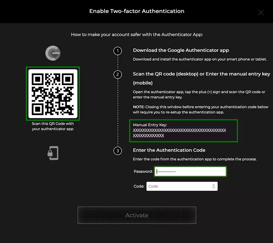 Activision Account two-factor authentication