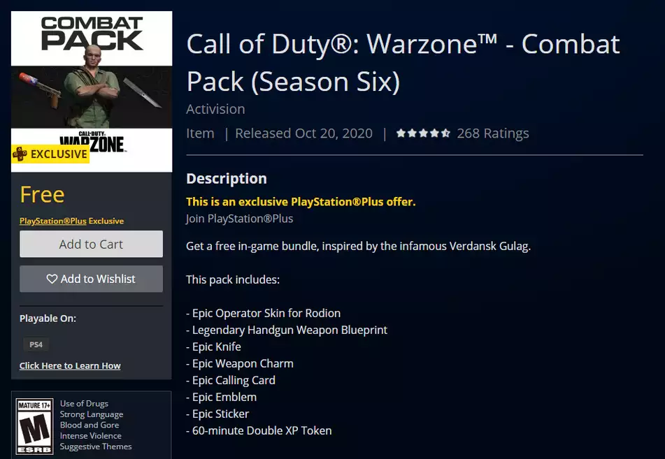 Call of Duty: Warzone Combat Pack
