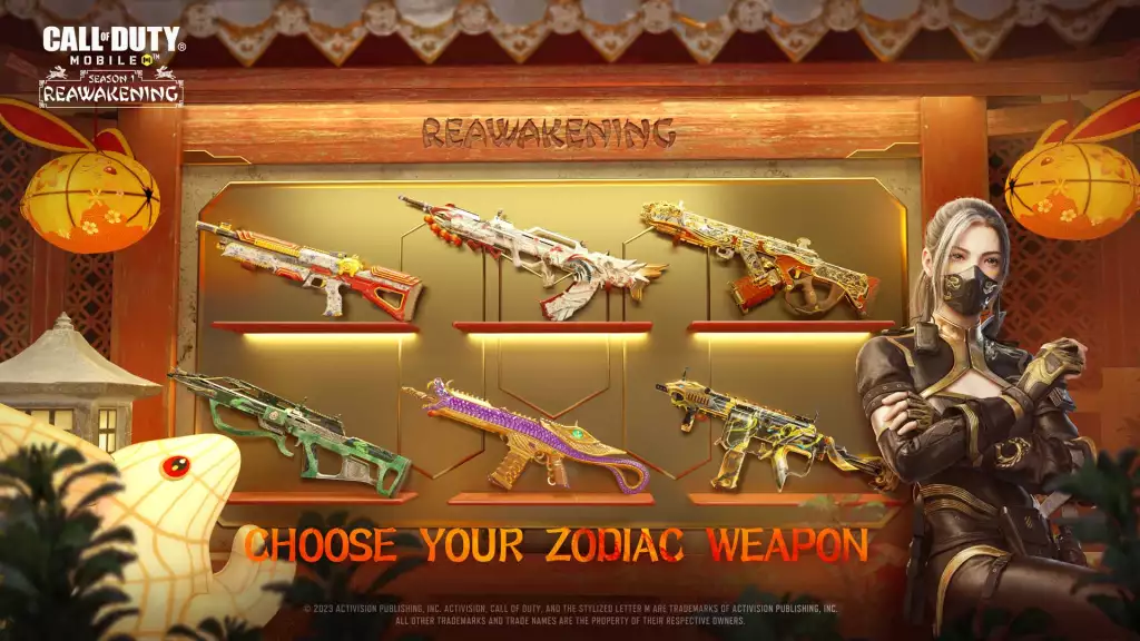 Zodiac-themed Operator Skins and Weapon Blueprints