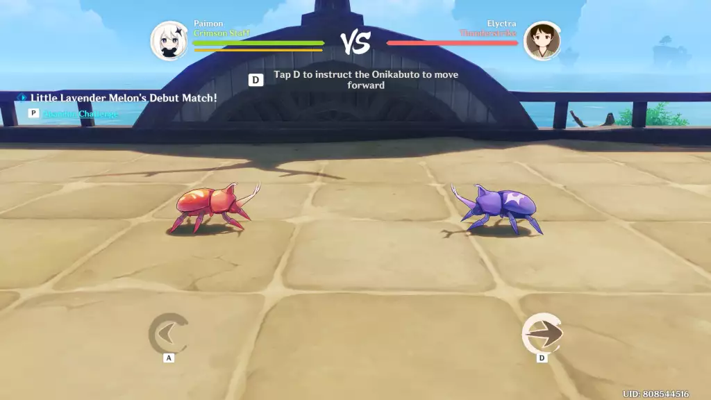 Win the Extreme Beetle Brawl duel. 