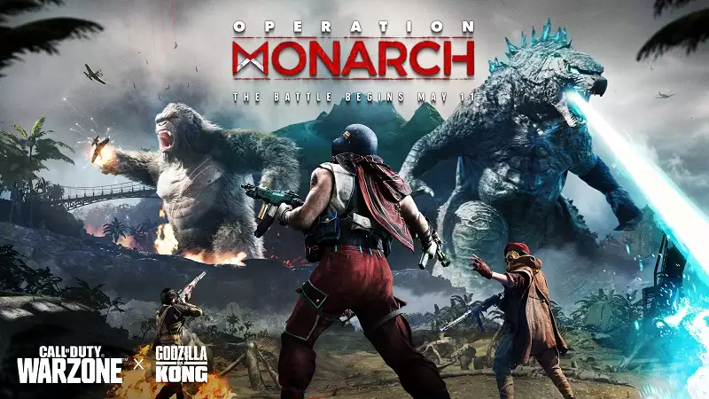 Warzone Operation Monarch Pacific season 3 release date time details trailer gameplay kong godzilla caldera new POI