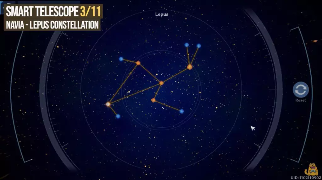 Tower of Fantasy Navia Lepus Constellation Smart Telescope Puzzle Riešenie