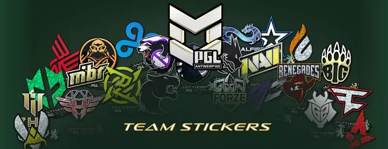 CS:GO PGL Antwerp Major 2022 stickers player autographs glitter finish all cosmetics price how to get capsules