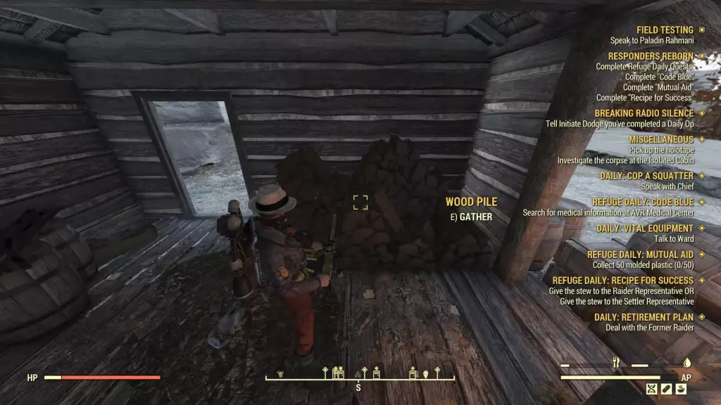 Fallout 76 Wood Pile