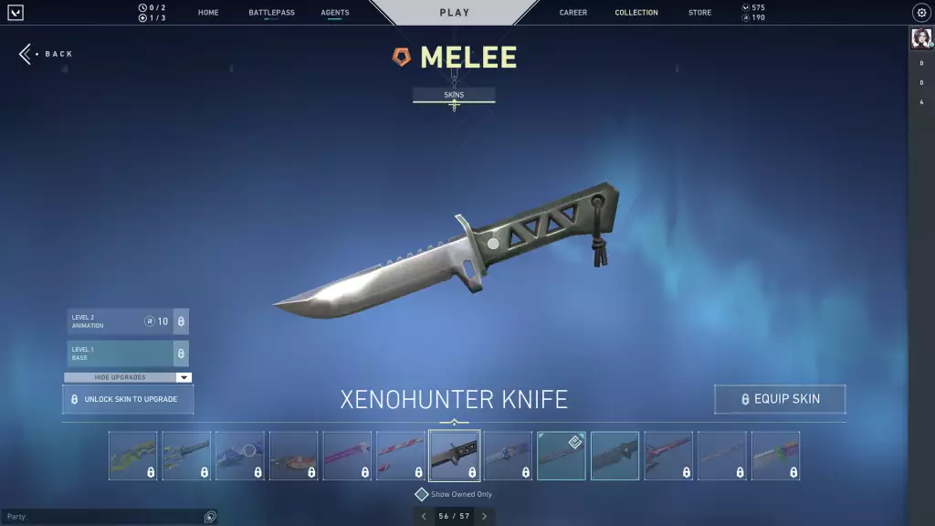 Xenohunter Knife skin. (Picture: Riot Games)