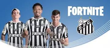 Fortnite to appear on Santos shirts in Copa Libertadores 2020 final