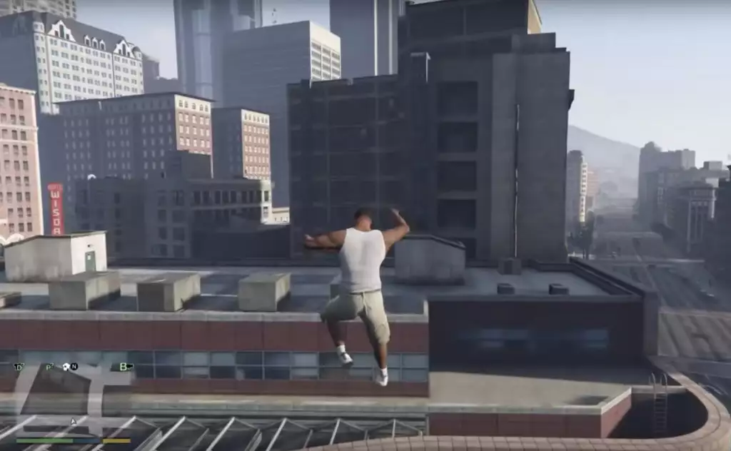GTA 5 Super Jump onto building