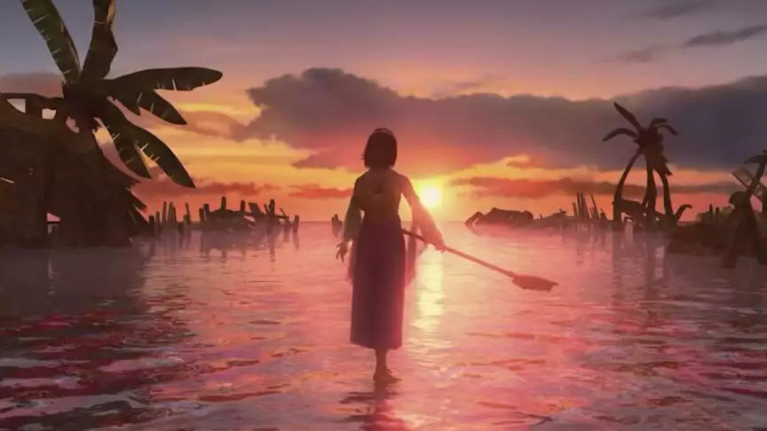 final fantasy 7 feature easter egg final fantasy x-2 yuna sunset