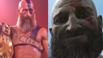 WWE Superstar Tommaso Ciampa cosplays as Kratos for championship defence