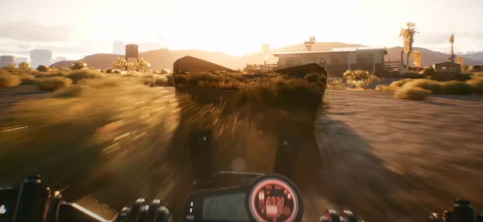 Cyberpunk 2077 Motorcycles Desert Gameplay