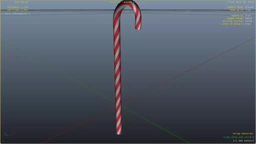 GTA Online Candy Cane Weapon