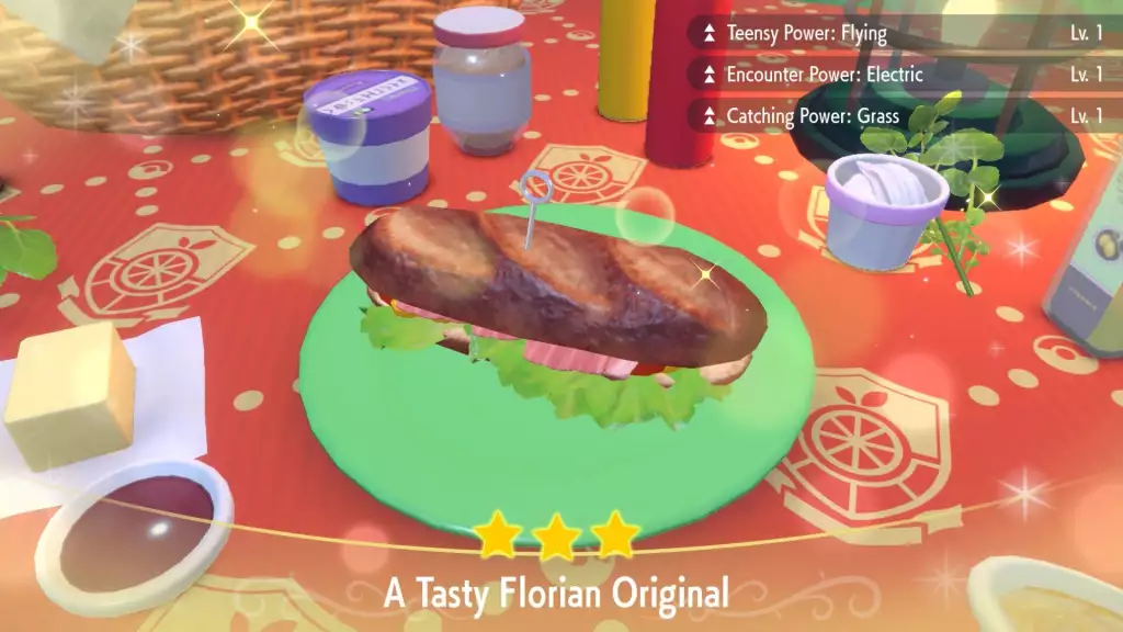 pokemon scarlet and violet guide what are meal powers eating sandwiches