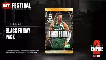 NBA 2K22 releases Thanksgiving-themed packs with the release of the Black Friday series.