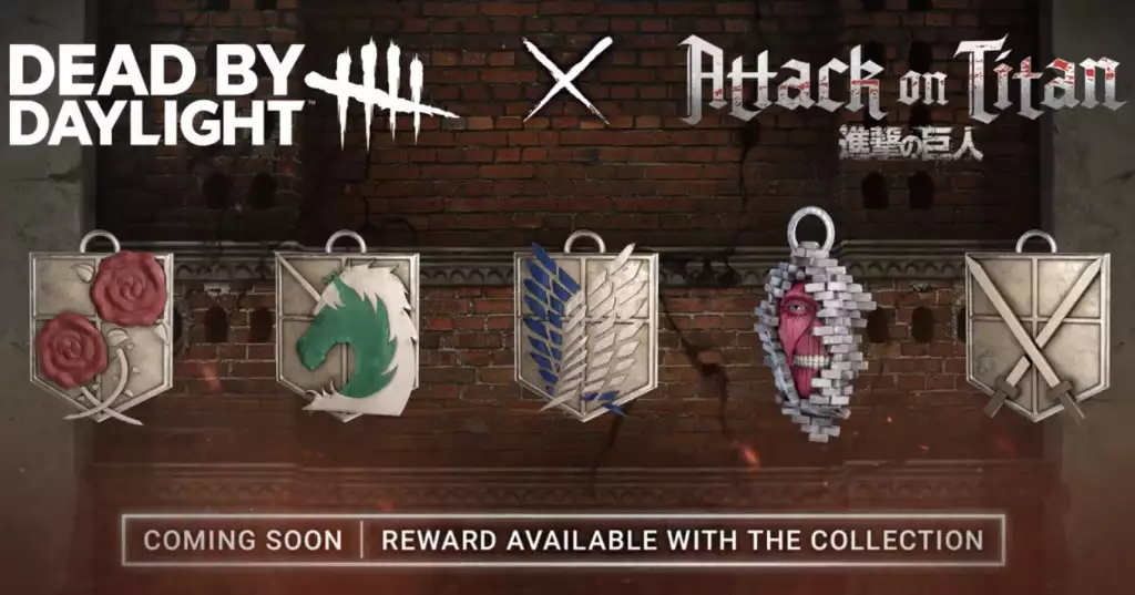 Dead by Daylight Attack on Titan charms
