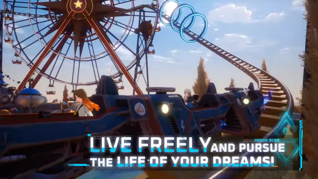 Ride a coaster or chill with your friends, you can do everything in Tower of Fantasy. 
