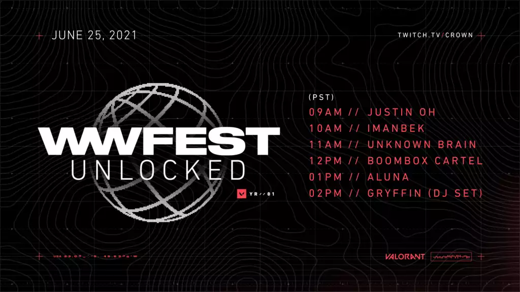Valorant Unlocked wwFest Schedule and stream