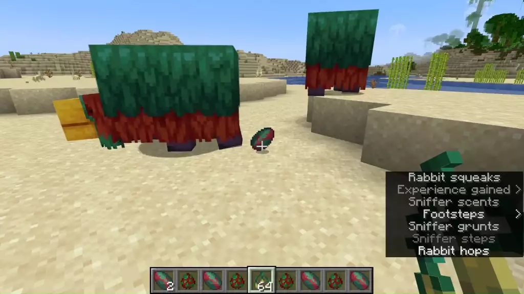 Breed Sniffers using Torch Flower seeds to get more eggs. (Picture: Mojang/MaxStuff)