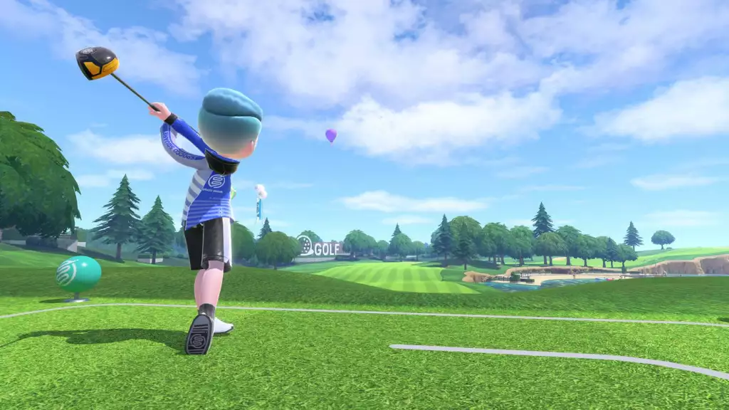 Nintendo Switch Sports Golf game