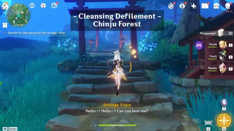 How To Complete Cleansing Defilement Quest In Genshin Impact Chinju Forest