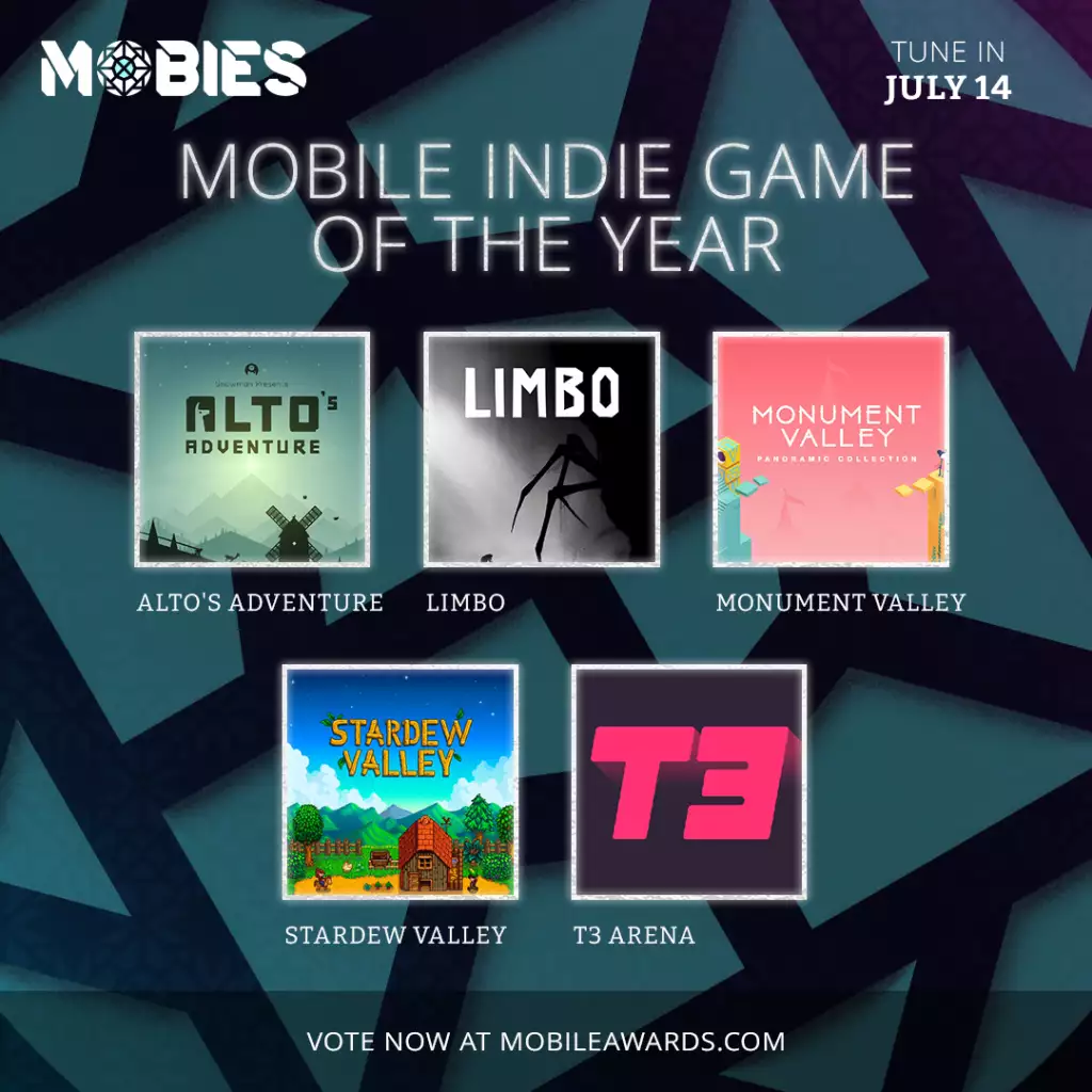 Mobies Mobile Indie Game of the Year