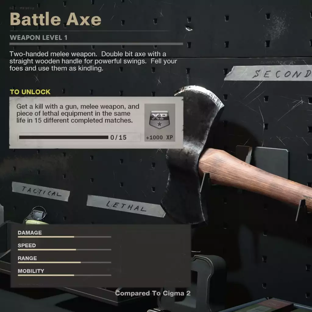 Warzone players claim unlock challenge for Battle Axe melee is too difficult. (Picture: Activision)