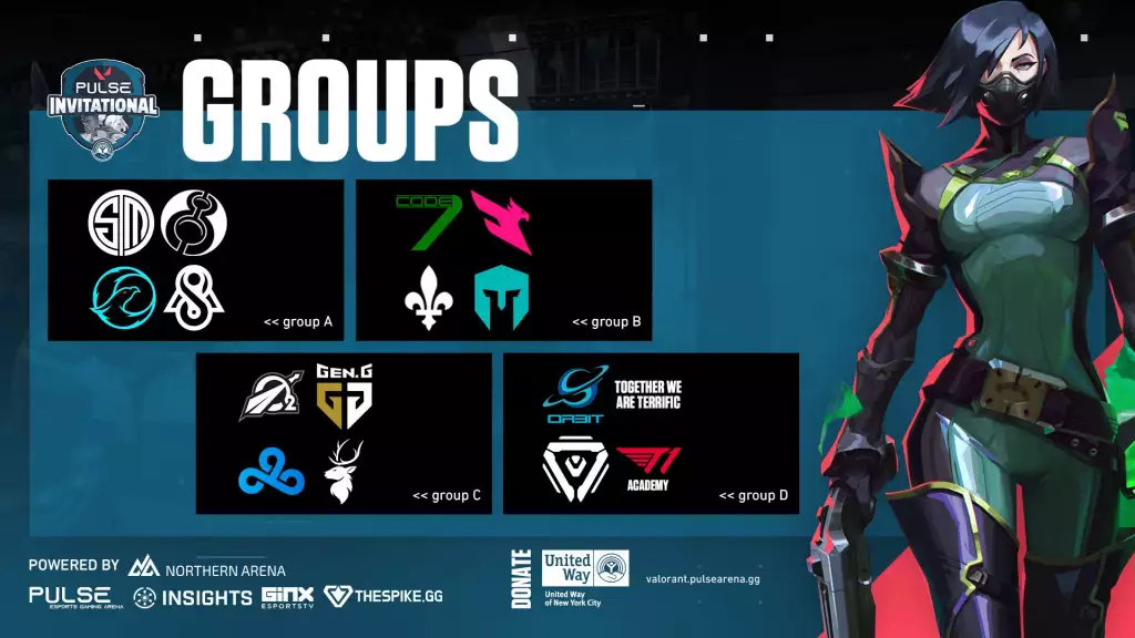Valorant Pulse Invitational group stage format schedule