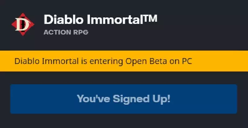 Diablo Immortal preload how to install download size file PC battle.net launcher date time regions