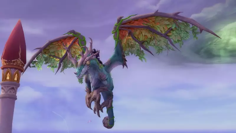 World of Warcraft Dragonflight How to get the Tangled Dreamweaver mount purchased will look great in game