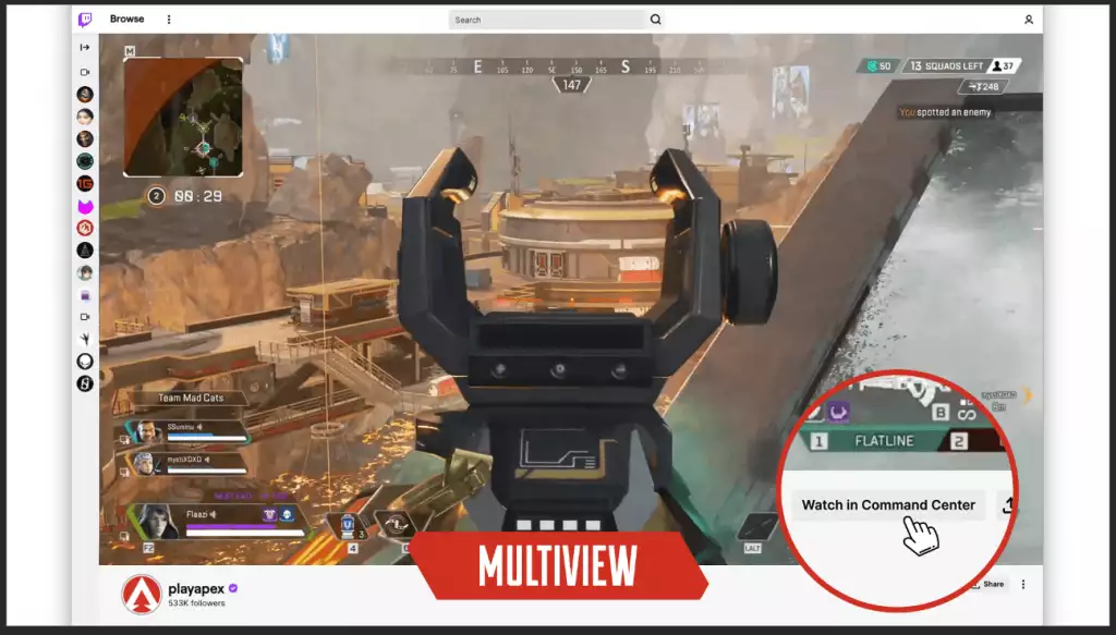 How to enable Multiview for ALGS Split 1 2022: North America on Twitch