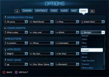 8 Quick Chats that should be added to Rocket League