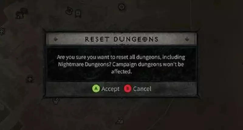 Diablo 4 dungeons how to reset