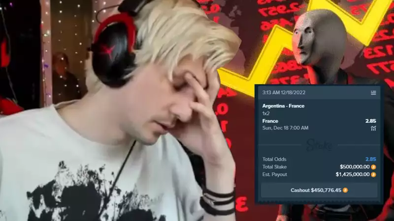 Twitch Star xQc Loses $650K Betting On FIFA World Cup Winner