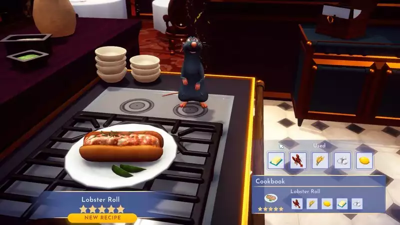 How To Make Sushi & Lobster Roll In Disney Dreamlight Valley Cooking Lobster