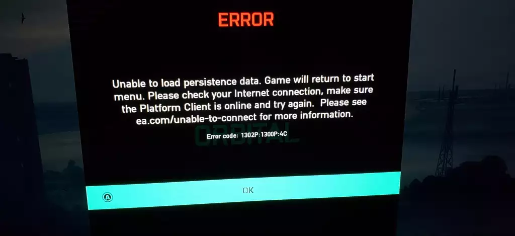 How to fix Battlefield 2042 error 600P:13C Unable to Load Persistence Data