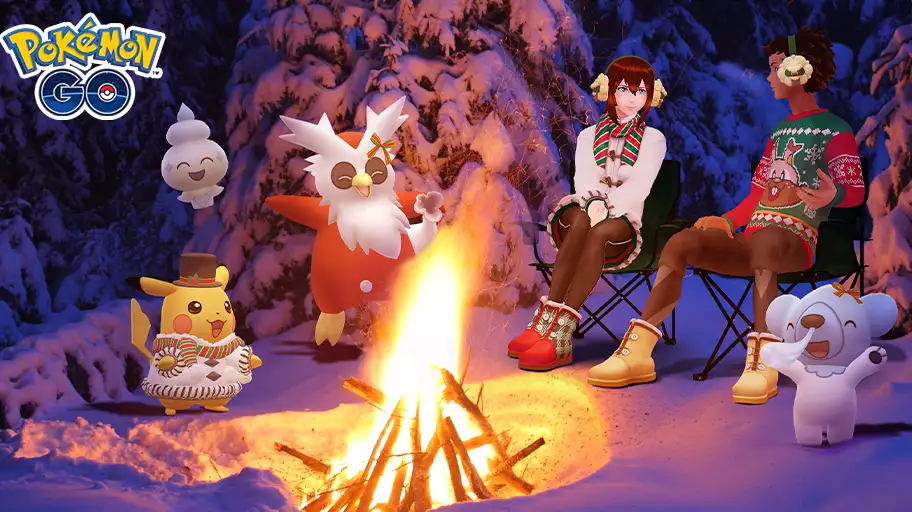 pokemon go events guide mythical wishes holiday event christmas campfire pikachu