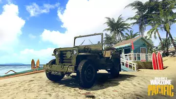 All vehicles in Warzone Pacific