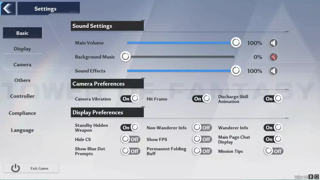 Best sound settings for Tower of Fantasy. 