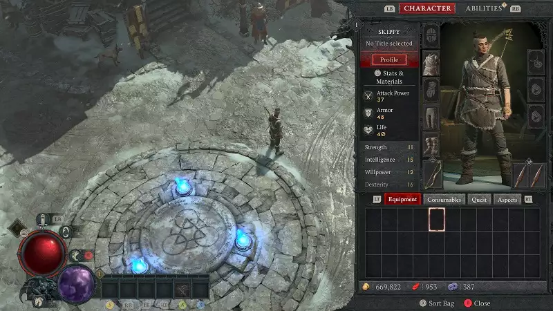 diablo 4 skip campaign story feature how to unlock carry over progress gold skills