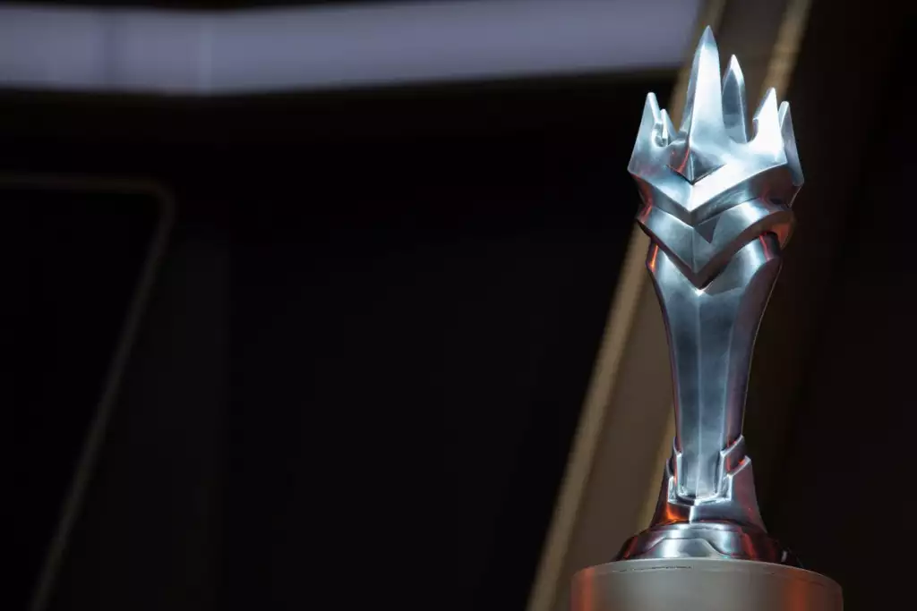 2021 Overwatch League winners trophy