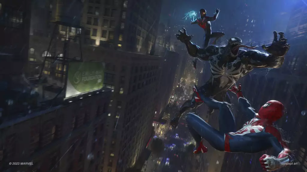 A new image of both Spider-Men fighting Venom was revealed at Summer Game Fest