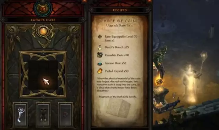 Diablo 3 death's breath how to farm best build drop rates difficulty levels uses crafting kanai's cube