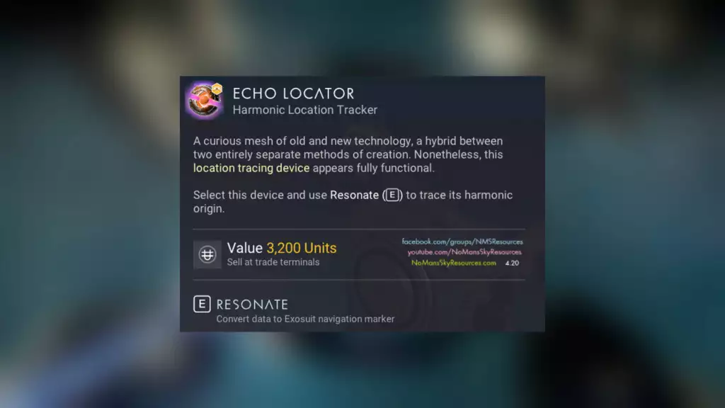 How To Get Echo Locator in No Man's Sky